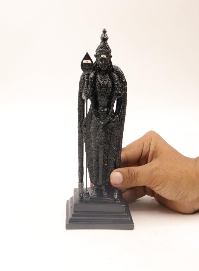 Spillbox تمثال موروجان من خشب الكارونجالي الأسود الطبيعي غير المصقول | خشب الأبنوس الأصلي | تمثال كاثيكيان | هدية | قطعة ديكور منزلية | سطح طاولة للعبادة | بوجا - Image 3